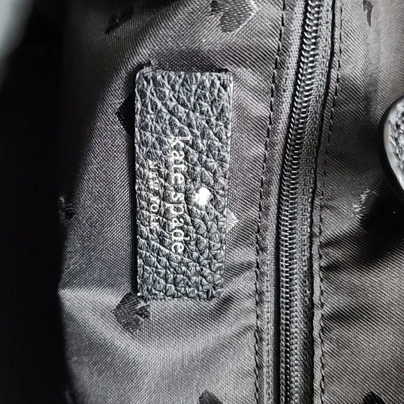 Kate Spade Designer Tote - Black w/ Tassels - Picture 9 of 10